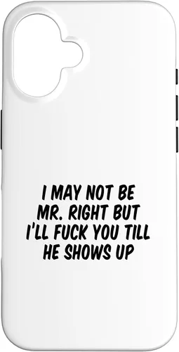 Vista 32 de I May Not Be Mr. Right But I’ll Fuck You Till He Shows Up Case for iPhone 17