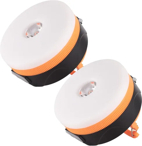 Vista 16 de LIT-PaTH - Linterna LED para campamento, luz recargable con base magnética, 4400 mAh, kit de supervivencia para emergencias, huracanes, cortes