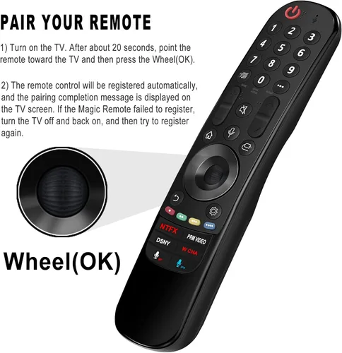 Vista 3 de Control remoto de voz mágica de repuesto AN-MR21GC para LG UP8770 UP8000 UP8070 Series 4K Smart TV 43UP8000PUA 50UP8000PUA 55UP8000PUA 70UP8070PUA