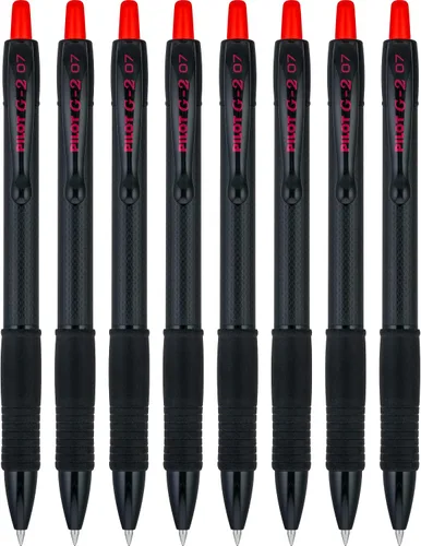 Vista 9 de PILOT G2 Edge - Bolígrafos de gel premium surtidos, bolígrafos de punta fina de 0.7 mm, experiencia de escritura sensorial, caja de 8