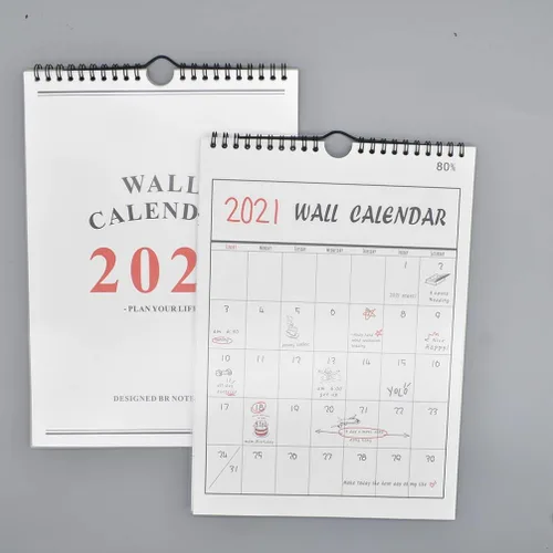 Vista 3 de NUOBESTY 2020-2021 - Calendario de pared mensual para el hogar y la oficina (2020.9-2021.12)