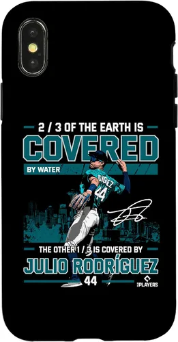 Vista 5 de Funda para iPhone 16 Julio Rodríguez Seattle MLBPA