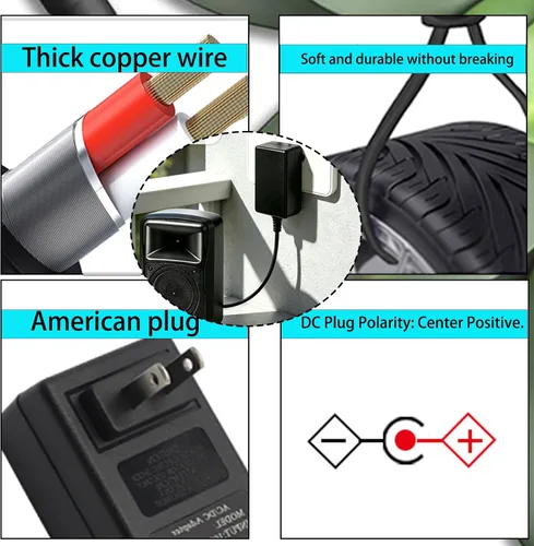 Vista 5 de Fuente de alimentación de 15 V 2 A CC Adaptador de corriente de 30 vatios AC DC 15 V Cable de alimentación 15 voltios 2 amperios de potencia