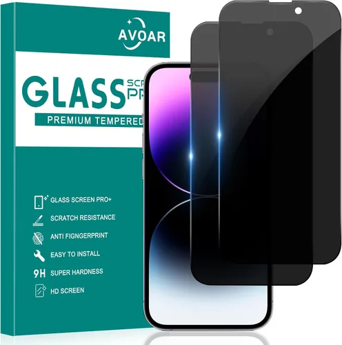Vista 46 de Paquete de 2 protectores de pantalla de privacidad para iPhone 11/iPhone XR, pantalla de privacidad iPhone 11 de 6.1 pulgadas, película de vidrio