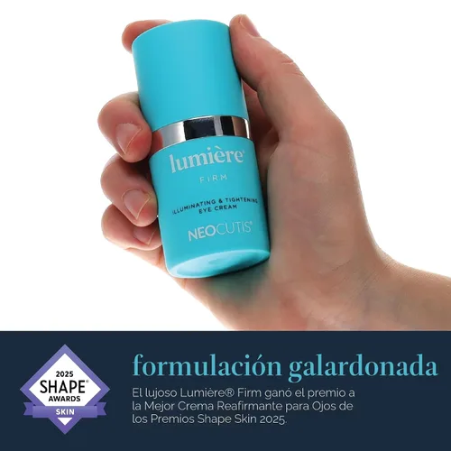 Vista 2 de Neocutis Lumiere Firm - Crema de ojos iluminadora y tensora, antienvejecimiento, ilumina, hidrata y calma, para ojeras, hinchazón y prevención