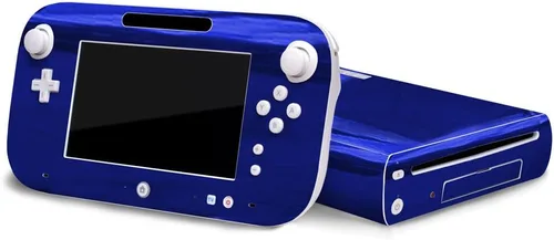 Vista 24 de Black Chrome Mirror Vinyl Decal Faceplate Mod Skin Kit by System Skins - Compatible with Nintendo Wii U Console