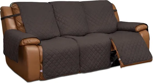 Vista 33 de Easy-Going Funda para Loveseat Reclinable de Gran Tamaño, Funda de Sofá Reversible para Reclinable Doble, Funda de Sofá Dividida para Cada Asiento