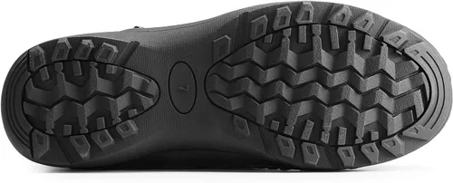 Vista 5 de DREAM PAIRS Botas altas hasta la rodilla con forro de piel para mujer, con cierre de cremallera