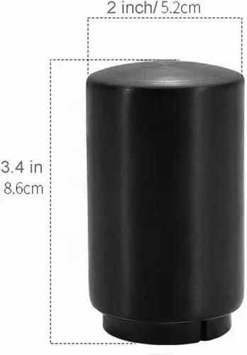 Vista 4 de Regalo del Día del Padre para Papá, abrebotellas YUDANSI Push Down, abridores automáticos de cerveza, removedor de tapas de botella de acero Negro