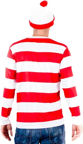 Vista 8 de Dónde está Waldo Deluxe Adult Costume Set