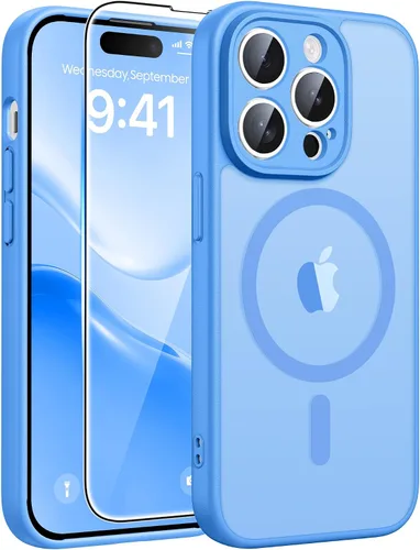 Vista 87 de FNTCASE para Samsung Galaxy Z Fold 7 Estuche Magnético: Funda de Teléfono Celular con Textura Mate Translúcida, Protección contra Caídas de Grado