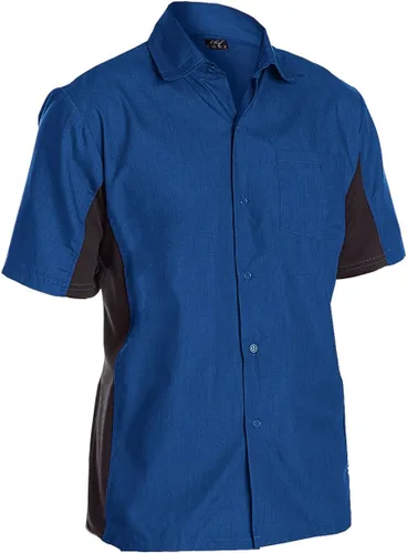 Vista 2 de Utility Work Camisa con Snap Botón Frontal y rejilla paneles laterales