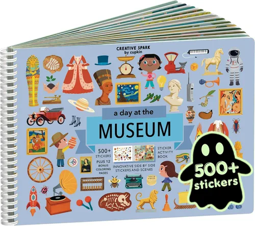 Vista 56 de Cupkin Libro de calcomanías de princesas para niños, un mundo mágico de Cupkin, artículos esenciales de viaje en avión para niños pequeños, más