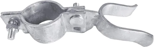 Vista 7 de Pestillo de horquilla de puerta de enlace de cadena de 1-5/8" x 1-3/8" - Pestillo galvanizado con orificio para candado