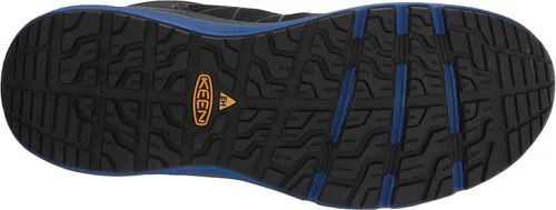 Vista 4 de KEEN Utility Zapatillas de trabajo industriales Vista Energy de baja altura con punta compuesta para hombre, negro, azul (Nautical BlueBlack), 10