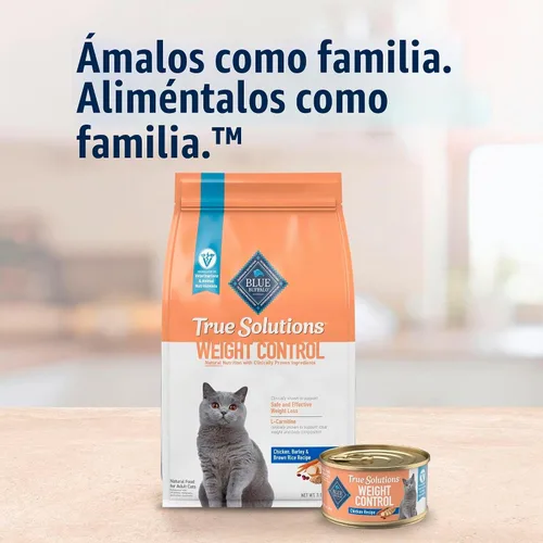 Vista 9 de Blue Buffalo True Solutions Control de Peso Natural Comida Seca para Gato Adulto, Pollo, Bolsa de 11 libras