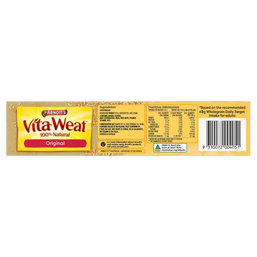 Vista 2 de Australiano - Arnott's Vita-weat Original 100% Natural 8.82 oz.