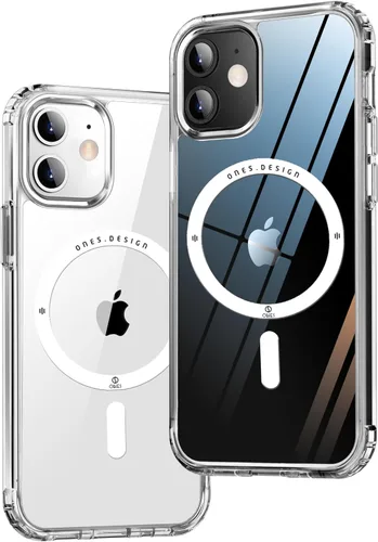 Vista 27 de ONES Funda delgada transparente para iPhone 8 Plus/7 Plus, PC + TPU híbrido, protección contra caídas de grado militar [antiamarillamiento], funda
