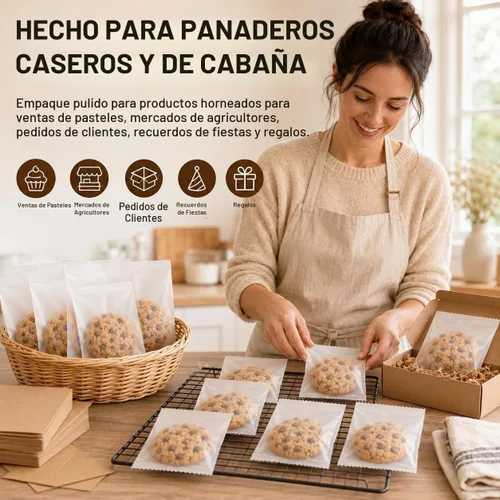 Vista 5 de 200 envoltorios de caramelos, envoltorios de turrón de 4.33 x 5.91 pulgadas, envoltorios de caramelo de cera para caramelos, envoltura de celofán