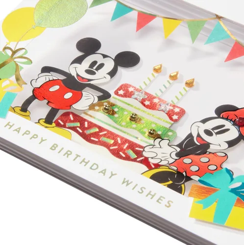Vista 5 de Papyrus Tarjeta de cumpleaños de Mickey y Minnie Mouse (Tan maravillosa como tú)