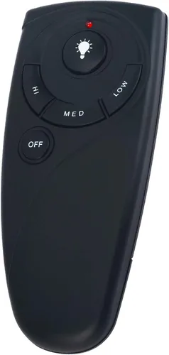 Vista 3 de Allimity Control remoto de repuesto UC7083T para ventilador de techo Hampton Bay con control de luces (soporte de pared incluido)