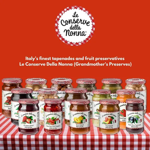 Vista 7 de Le Conserve Della Nonna Cannellini Frijoles en tarro de vidrio, frijoles conservados italianos, sin conservantes artificiales añadidos, ingredientes