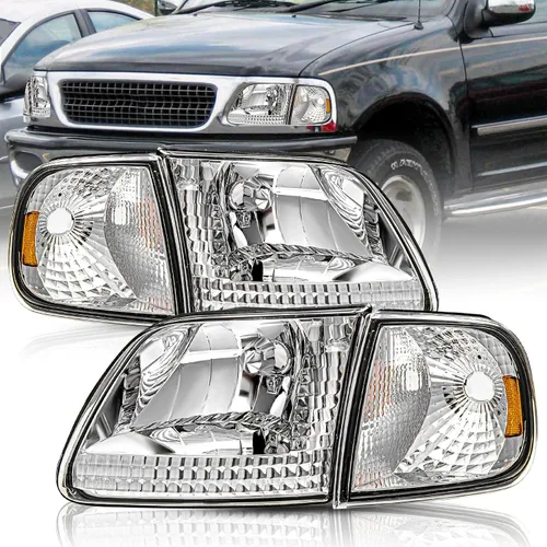 Vista 12 de TUSDAR Juego de montaje de faros delanteros para Ford F-250 F-350 F-450 F-550 Super Duty lado del pasajero del conductor