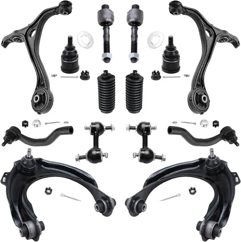 Vista 149 de Detroit Axle - Kit de suspensión frontal de 15 piezas para Jeep Grand Cherokee 99-04 1999 2000 2001 2002 2003 2004, brazos de control superior e