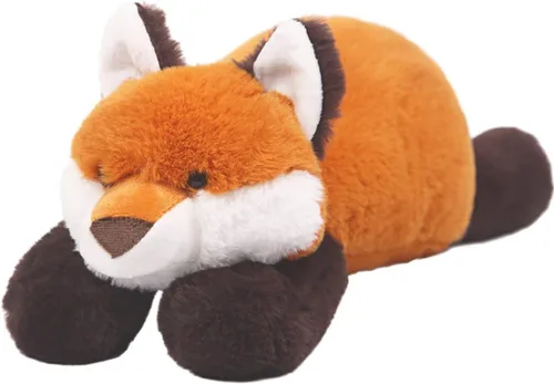 Vista 11 de ARELUX Animales de peluche de zorro rojo suave de 18 pulgadas: almohada de cuerpo de zorro de peluche linda y acogedora, juguetes de animales