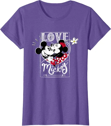 Vista 20 de Disney Mickey & Minnie Mouse Love Mickey - Camiseta para el día de San Valentín
