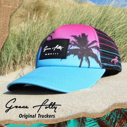 Vista 5 de Grace Folly Gorra de béisbol de malla con cierre de presión para hombres o mujeres