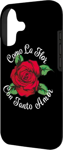 Vista 2 de Como La Flor - Bailar Cumbia - Funda de regalo para iPhone 17 con diseño de rosas mexicanas