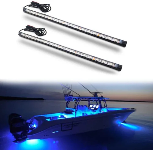 Vista 8 de Boaton Luces de navegación LED para barco marino, luces de pesca nocturna, sin taladrar, luces de arco para cubierta, luces de cortesía, luces