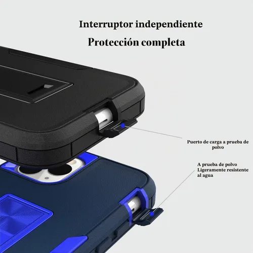 Vista 8 de Funda diseñada para Samsung Galaxy S23, magnética, doble protección contra caídas, resistente, compatible con MagSafe, a prueba de polvo, no se Negro