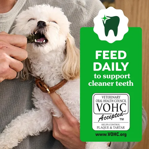 Vista 6 de Greenies Golosinas dentales naturales recomendadas por veterinarios para cachorros, tamaño pequeño, golosinas dentales para perros, paquete de 6