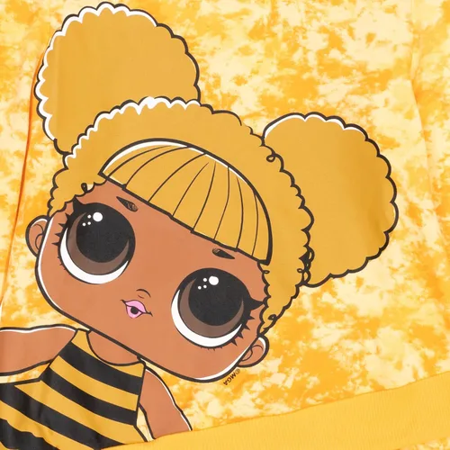 Vista 3 de LOL Surprise Queen Bee - Sudadera con capucha de forro polar para niñas pequeñas a grandes