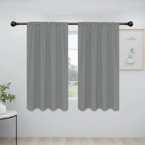 Vista 69 de Easy-Going - Cortinas opacas con bolsillo para varilla para dormitorio, cortinas de ventana para oscurecer la habitación para sala de estar