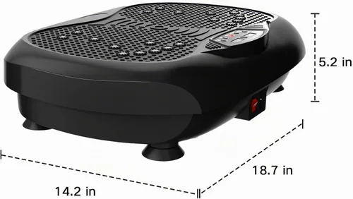 Vista 9 de Placa de vibración de cuerpo entero para drenaje linfático, 990 niveles de Plateado