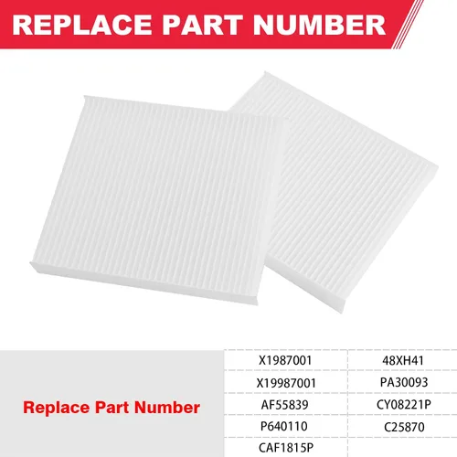 Vista 2 de CY08221P - Filtro de aire de cabina compatible con Kenworth T680 T880 Peterbilt 567 579 Cummins ISX ISXG Reemplazo # X1987001 PA30093 AF55839 PA4405