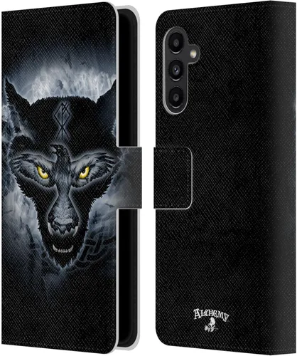 Vista 15 de Head Case Designs Officially Licensed Alchemy Gothic Black Romance Wing Leather Wallet Case Compatible with Samsung Galaxy A13 5G (2021)
