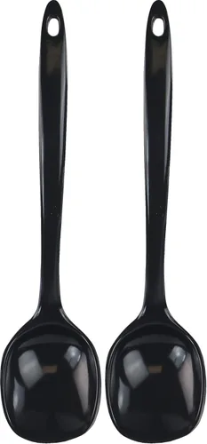 Vista 35 de Reston Lloyd Cuchara de cocina para servir, untar, mezclar, resistente al calor, sin BPA, melamina de 11 pulgadas, utensilio con mango ergonómico