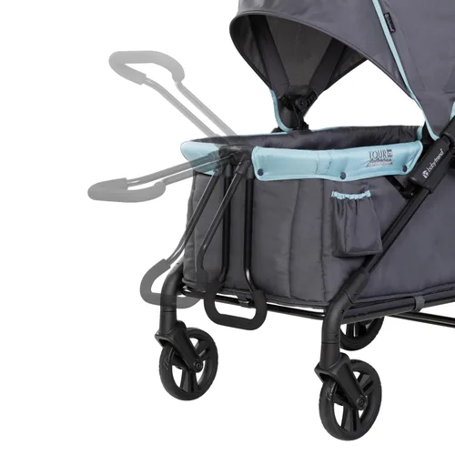 Vista 6 de Baby Trend Cochecito Vagón Expedition/Tour LTE 2 en 1, Azul Desierto