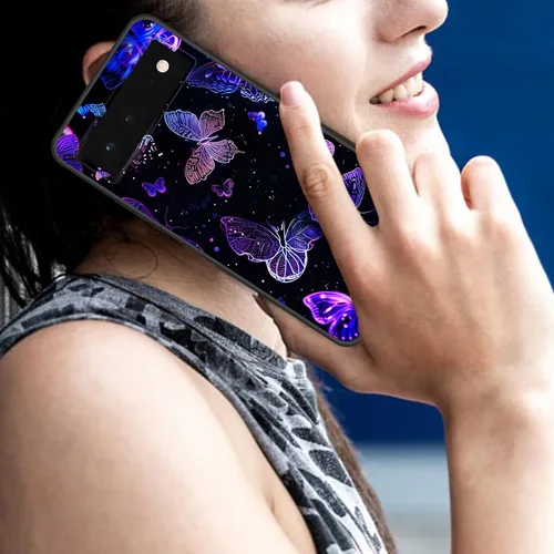 Vista 204 de Funda delgada para Google Pixel 4 XL, funda delgada de silicona de TPU suave a prueba de golpes para Google Pixel 4 XL, astronauta Galaxy