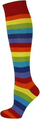 Vista 7 de MySocks Calcetines unisex a rayas altas hasta la rodilla