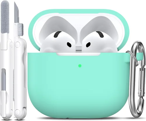 Vista 54 de R-fun for AirPods 2nd/1st Case Silicone Cover, Banana Violet Violeta plátano