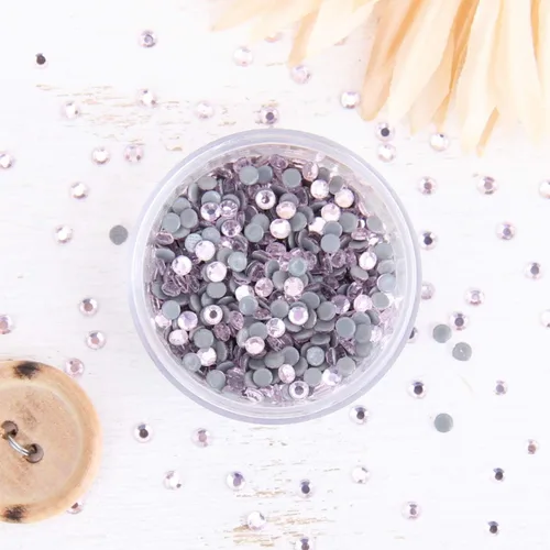 Vista 27 de Estrás para aplicar con calor - 6SS, 10SS, 16SS, 20SS, 30SS - 32 colores Iron-on hotfix rhinestones - add brilliant sparkle to apparel, denim