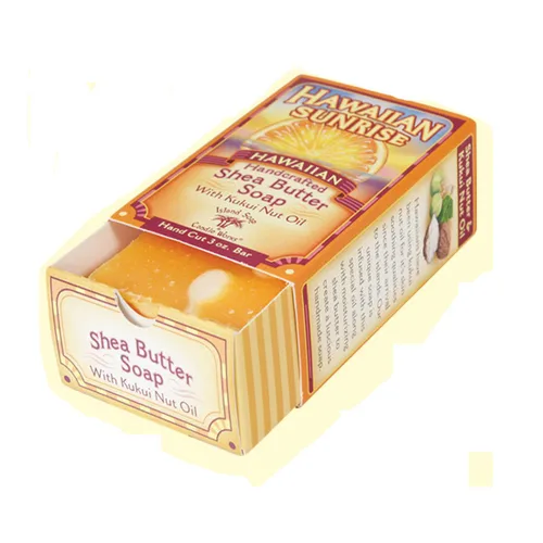 Vista 2 de Island Soap & Candle Works Jabón de manteca de karité hecho a mano, Hawaiian Sunrise Amanecer hawaiano