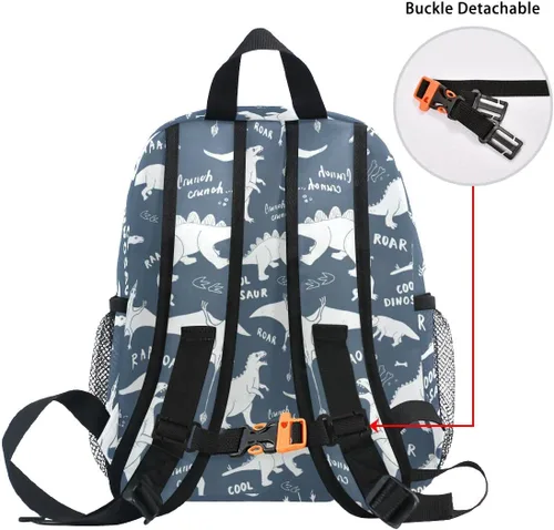 Vista 5 de Glaphy Mochilas para niños, Dinosaurios, Mochilas Daypack