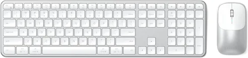 Vista 9 de Satechi Slim EX3 Teclado inalámbrico, Bluetooth y 2.4 GHz, negro espacial Full-size with numpad, instant OS key remap, rechargeable battery, for