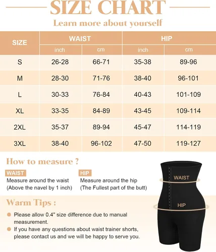 Vista 6 de FeelinGirl Body Shaper for Women Tummy Control High Waist Shapewear Shorts Butt Lifter Thigh Slim Waist Trainer Shorts